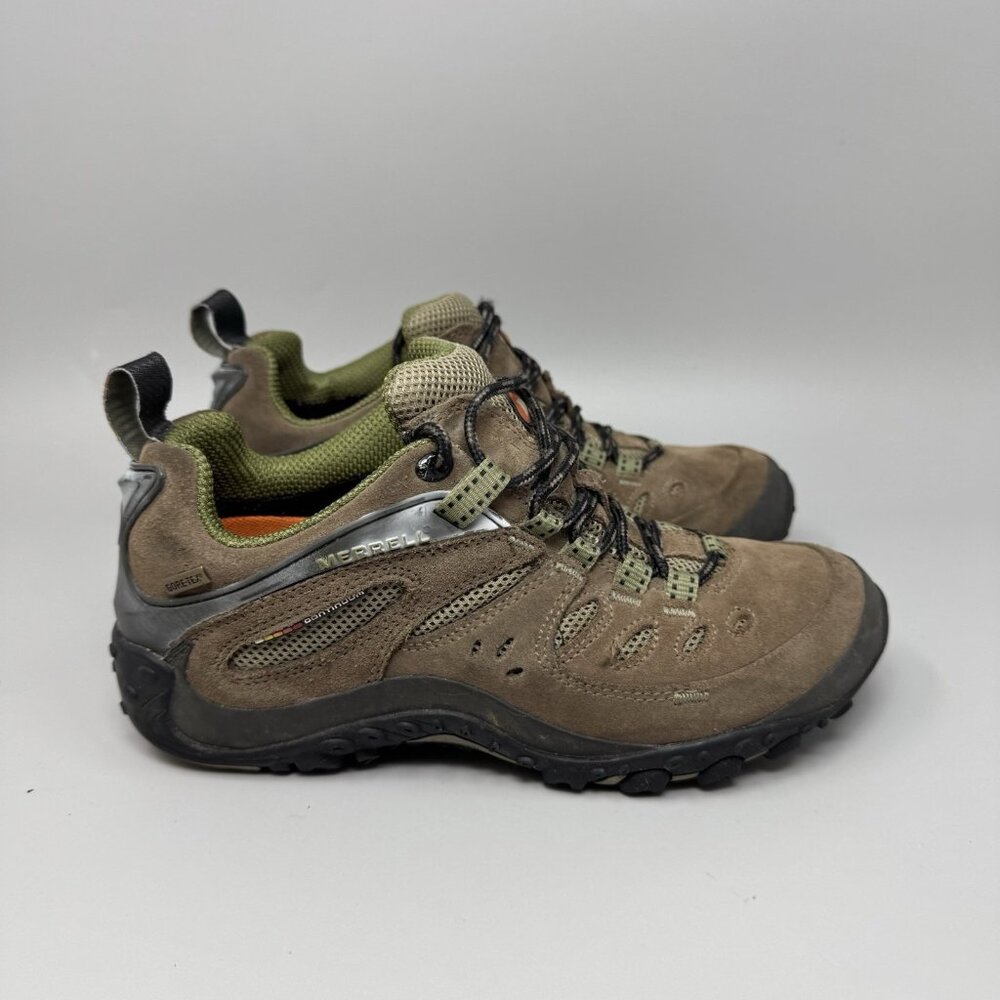 Merrell Ortholite Continuum Aircushion Qform Vibram Gore-Tex Shoes Womens Sz 7.5